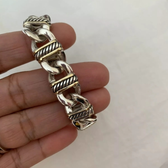 David yurman sterling and 18k gold heavy RARE - Picture 2 of 8